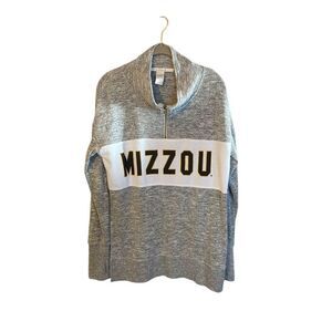 Chick a d women’s Missouri Tigers, gray, comfy, long sleeve fleece size medium ￼